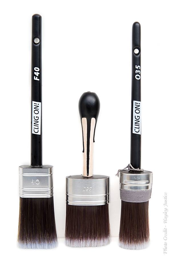 cling on paint brushes